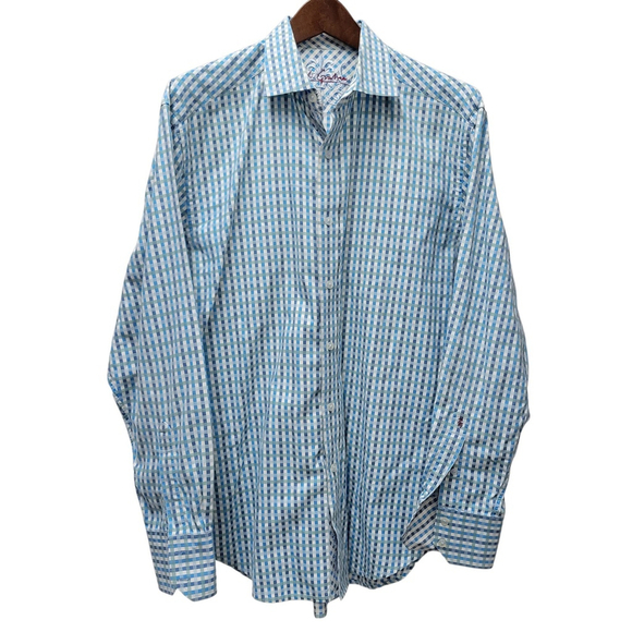 Robert Graham Men's Casual Button-Up Long-Sleeves Shirt XL Excellent Condition - Picture 2 of 6